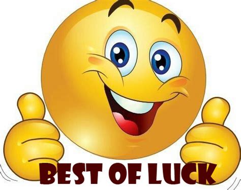 best of luck emoji.